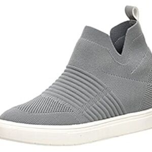 CUSHIONAIRE Women's Hoyt Knit Hidden Wedge Sneaker +Memory Foam